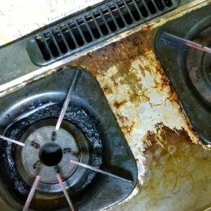 五徳やIHの焦げ付きが取れない